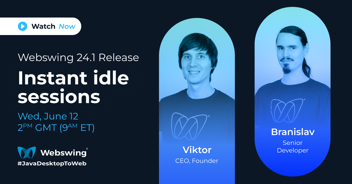 Webinar: 24.1. Release & instant idle sessions